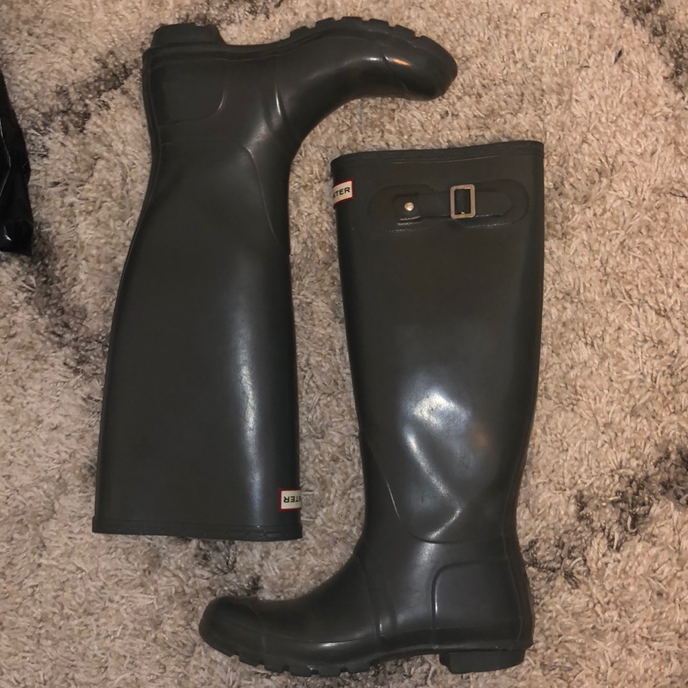 HUNTER Women's Original Tall Gloss Rain Boots